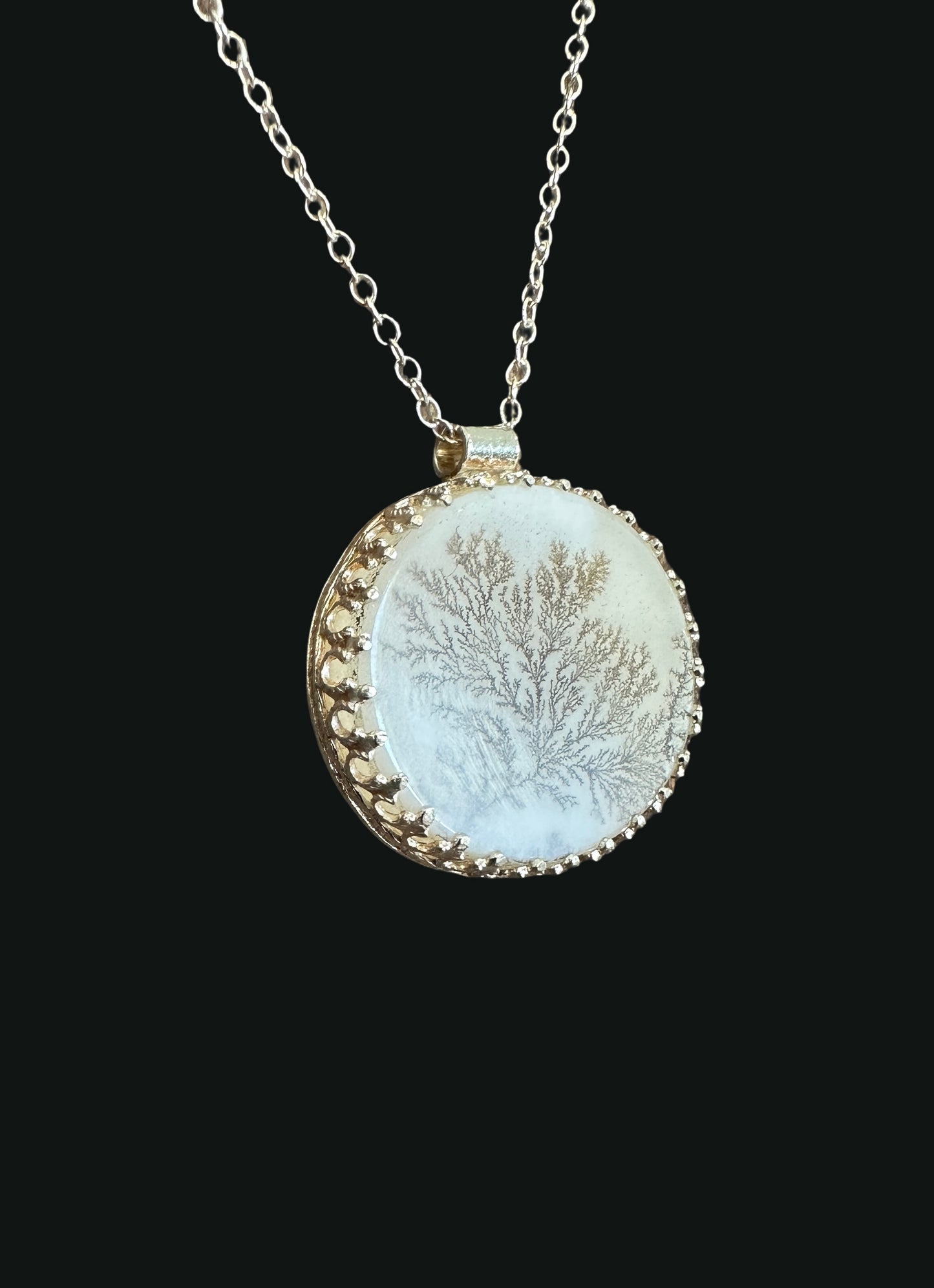 Dendritic Agate Gallery Necklace