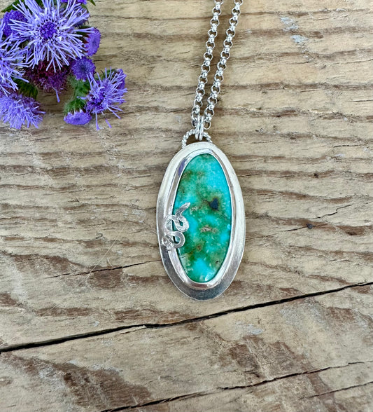 Sonoran Turquoise and Snake Necklace