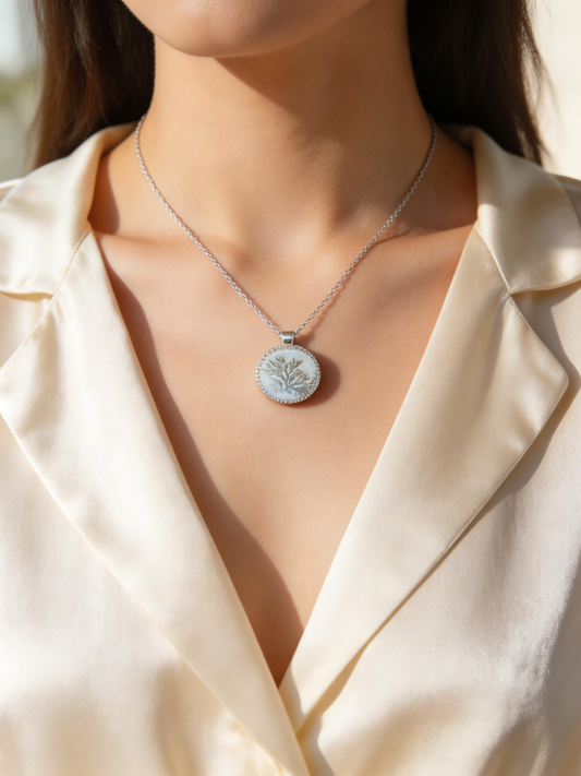 Dendritic Agate Gallery Necklace