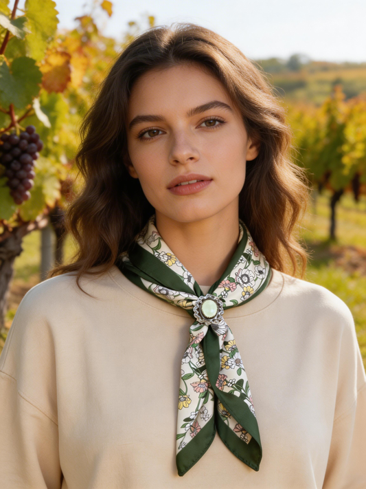 Palomino Turquoise Scarf Ring Set